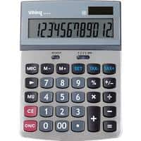 Calculatrice de bureau Office Depot AT-814 Écran large 12 chiffres Argenté
