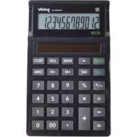 Calculatrice de bureau Viking 12 chiffres Noir Solare AT-830