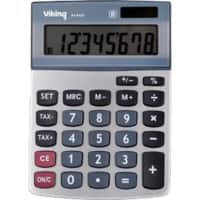 Office Depot bureaurekenmachine AT-812T 8-cijferige display zilvergrijs