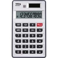 Office Depot Zakrekenmachine AT-810 10-cijferige display Zilvergrijs