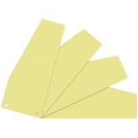 Bandes intercalaires Vierge Niceday Ange bleu UZ56 (Articles de papeterie en carton recyclé), Recyclé 100% Spécial Jaune Jaune Carton Trapèze 2 Perforations 5843583 100 Unités