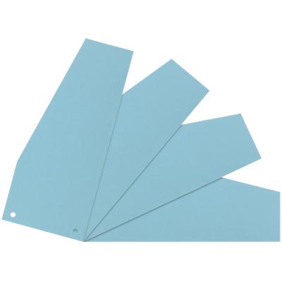 Viking Blanco Scheidingsstroken Blauwe engel UZ56 (gerecycled kartonwaren), Recycled 100% Speciaal Blauw Blauw Karton Trapezium 2 Gaten 100 Stuks