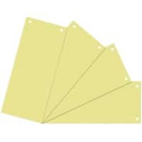 Intercalaires Vierge Niceday Ange bleu UZ56 (Articles de papeterie en carton recyclé), Recyclé 100% Spécial Jaune Jaune Carton Rectangulaire 2 Perforations 5847120 100 Unités