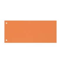 Bandes intercalaires rectangulaires Niceday Carton Vierge 2 Trous Orange 10,5 x 24 cm 100 Unités