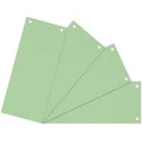 Niceday Blanco Tabbladen Blauwe engel UZ56 (gerecycled kartonwaren), Recycled 100% Speciaal Groen Groen Karton Rechthoekig 2 Gaten 5847174 100 Stuks