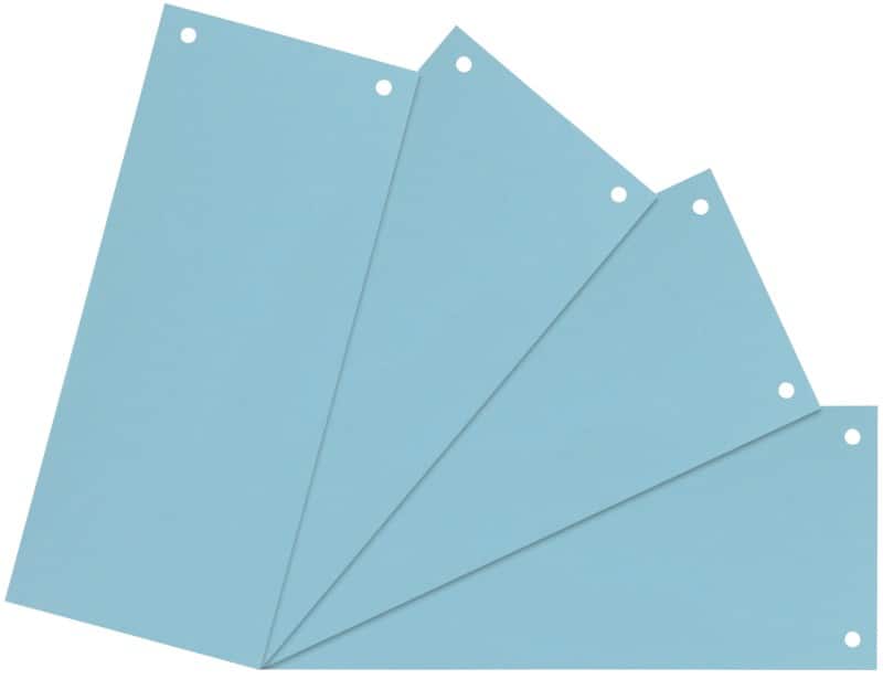 Viking Scheidingsstroken 100% Gerecycled A4 Blauw Karton Rechthoekig 2 Gaten 5847192 100 Stuks