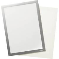 Durable Wandmontage Magnetisch Infoframe A4 236 x 323 mm Zilver 496823