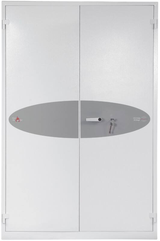 Coffre-fort ignifuge Phoenix Fire Ranger Serrure à clé 815 L FS1514K S1 Blanc