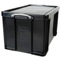 Boîte de rangement Really Useful Box 84BK 84 l Noir Plastique 44 x 71 x 38 cm