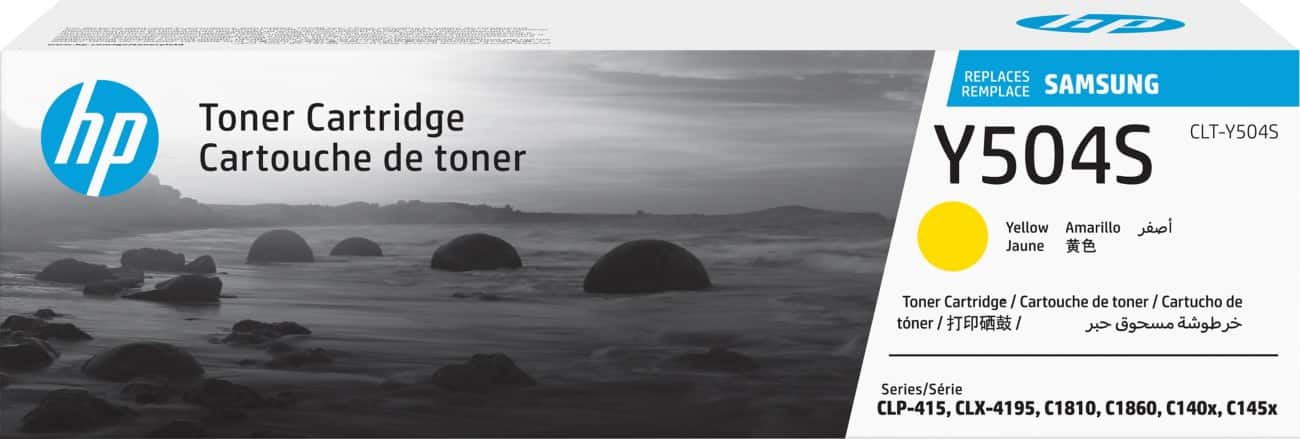 Samsung CLT-Y504S Origineel Tonercartridge Geel