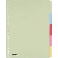 Intercalaires Office Depot Vierge A4 Assortiment 5 intercalaires Manille Rectangulaire 23 Perforations 5914863 5 Feuilles