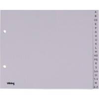 Intercalaires A - Z Viking A5 Gris 20 intercalaires PP (Polypropylène) 2 Perforations