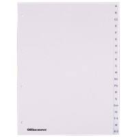 Intercalaires Office Depot pp A4 20 intercalaires a - z 4 Blanc