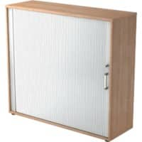 Armoire de classement Hammerbacher 3FH Brun Bois, Métal 1200 x 400 x 1100 mm