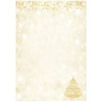 Sigel Sierlijk A4 Kerstbriefpapier Geel 90 g/m² 100 Stuks
