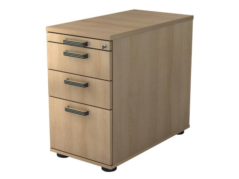 Caisson à tiroirs Hammerbacher VSC40 Chêne 428 x 800 x 760 mm