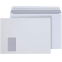Hermes Enveloppen Met Venster C4 324 (B) x 229 (H) mm Kleefstrip Wit 120 g/m² 250 Stuks