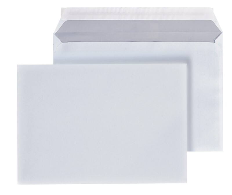 Viking enveloppen zonder venster C5 229 (B) x 162 (H) mm kleefstrip wit 80 g/m² 500 stuks