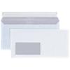 Enveloppes Hermes Avec fenêtre DL+ 229 (l) x 114 (h) mm Bande adhésive Blanc 80 g/m² 500 Unités