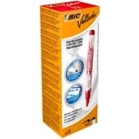 BIC Velleda Whiteboardmarker Medium Ronde Punt Rood 12 Stuks