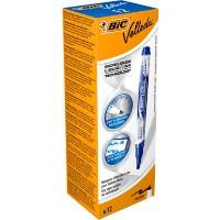 BIC Velleda Whiteboardmarker Medium Ronde Punt 2,2 mm Blauw 12 Stuks