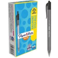 Stylo-bille Papermate InkJoy 100 RT Rétractable Noir 0,8 mm Moyen Bille 20 Unités