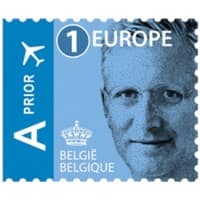 bpost Postzegelvel België Prior Europa Tarief 1 Koning Filip 50 Stuks Op vel Gegomd