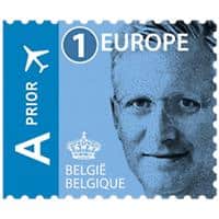 bpost Postzegelvel België Europa Tarief 1 Koning Filip 50 Stuks Op vel Gegomd
