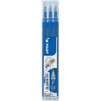 Pilot FriXion Ball/Clicker Refill Navulling 0.4 mm Blauw 3 Stuks