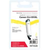 Viking CLI-551Y XL compatibele Canon inktcartridge geel