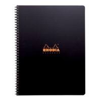 Rhodia Active A4+ Spiraalschrift Zwart PP kaft Geruit 80 vellen