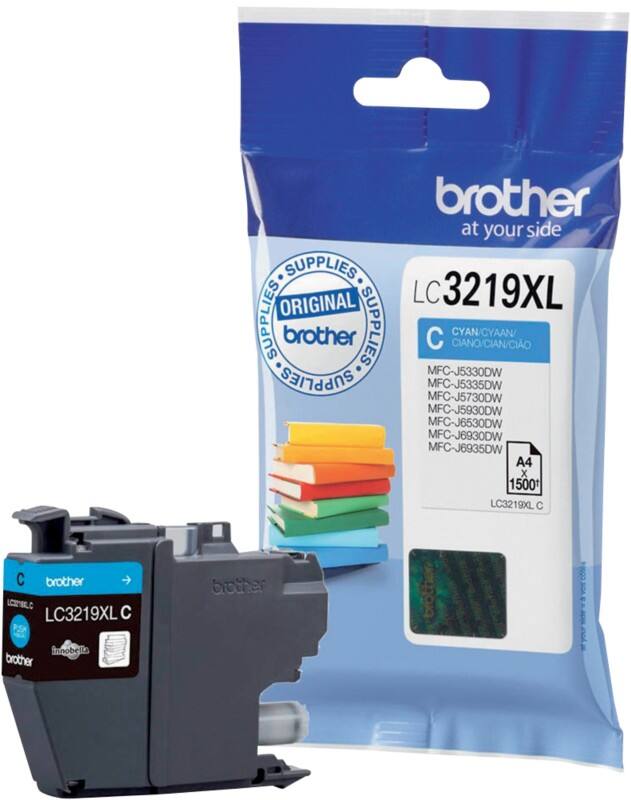 Cartouche jet d’encre Brother LC3219XLC D'origine Bleu