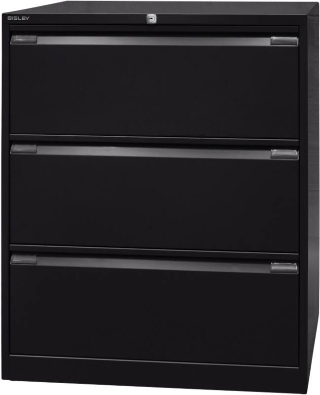 Bisley Archiefkast Staal 3 lades 800 x 622 x 1.016 mm Zwart
