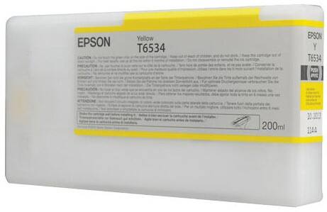 Cartouche jet d'encre Epson D'origine T6534 Jaune C13T653400