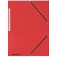 Office Depot 3-flap mappen A4 Rood Karton 24 x 2,5 x 32 cm