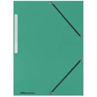 Office Depot 3-flap mappen A4 Groen Karton 24 x 2,5 x 32 cm