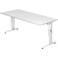 Bureau Hacmerbacher VOS19/W/W Blanc 180 x 80 x 65 cm