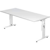 Bureau Hammerbacher VOS19/W/W Blanc 180 x 80 x 65 cm