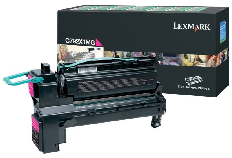 Toner Lexmark D'origine C792X1MG Magenta