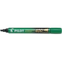 Pilot Super Grip 400 permanentmarker beitelpunt 1,5 mm - 4,0 mm groen waterproof