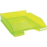 Corbeille à papier Exacompta Combo Classic Polystyrène Vert transparent A4+ 25,5 x 34,7 x 6,5 cm