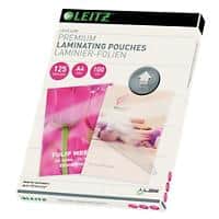 Leitz Premium iLam Lamineerhoes A4 Glanzend 2 x 125 (250) Micron Transparant 100 Stuks