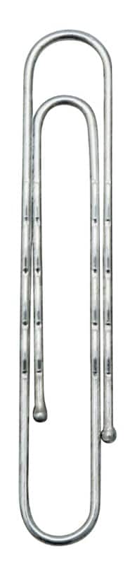 NORICA Paperclips Metaal 77 mm Zilver Golvend 100 Stuks