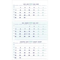 Brepols Driemaandskalender Kalender 2025 3 Maanden per pagina Duits, Frans, Engels, Nederlands 60 (B) x 0,4 (D) x 30 (H) cm Wit