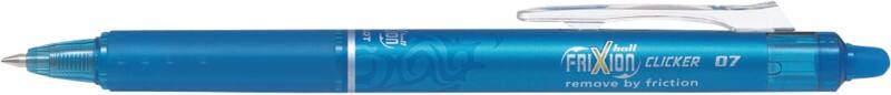 Stylo roller Pilot FriXion Clicker Rétractable Bleu 0,35 mm Moyen Conique Rechargeable