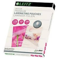 Pochette de plastification iLAM Premium Leitz A5 Brillant 125 microns (2 x 125) Transparent 100 Unités