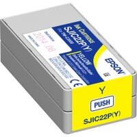 Epson Inktcartridge SJIC22P(Y) Geel