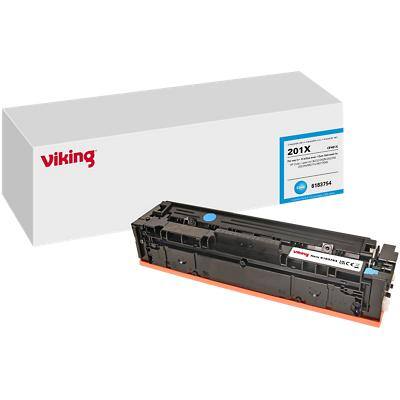 Viking 201X compatibele HP tonercartridge CF401X cyaan