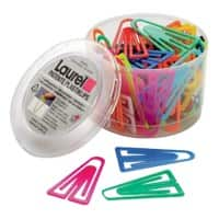 Laurel Paperclips Kleurenassortiment 40 vel Kunststof 6 cm 75 Stuks