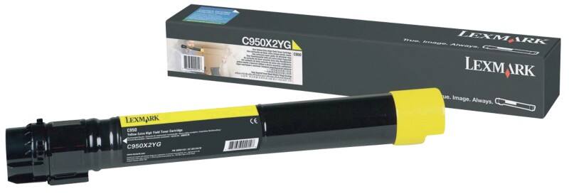 Toner Lexmark D'origine C950X2YG Jaune